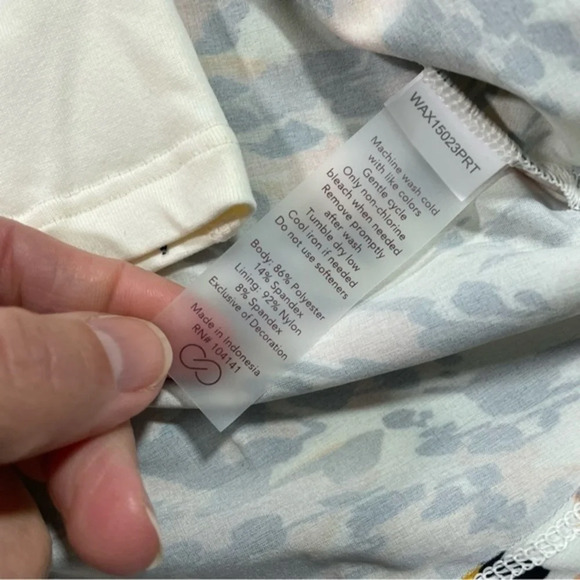 New Calia Performance Athletic Dress Animal Unbleached - Picture 6 of 8